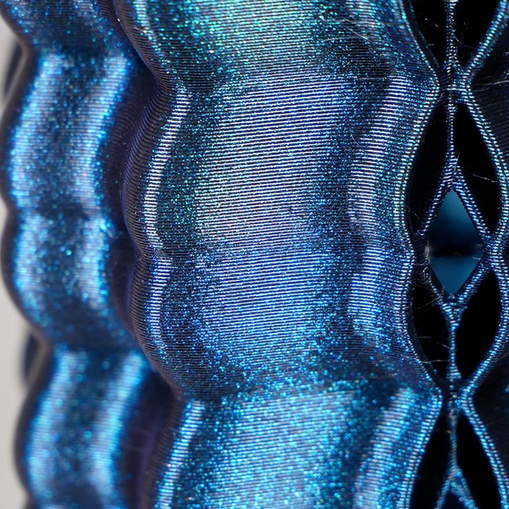 FLASHFORGE 3D Printer Filament Chameleon PLA Color Shift Filament 1.75mm, Changes Color with Light and Angles, 1KG Spool (2.2lbs), Dimensional Accuracy +/- 0.02mm for FDM 3D Printers (Burnt Titanium) FLASHFORGE