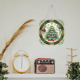 SKRYUIE Hanging Diamond Art Kits for Adults Christmas, DIY Window Pendant Diamond Painting Kit Sun Catcher, Special Shaped Crystal Acrylic Double Sided, Porch Outdoor Garden Ornaments 7.88 x 7.88 Inch SKRYUIE