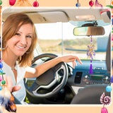 JenPen 12 Pcs Diamond Painting Car Ornaments Diamond Art Ornament for Car Double Sided Painting Hanging Ornament Crystal Gem Garden Decoration Paint DIY Kit(Dream Catcher) JenPen