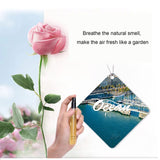 Twavang 30Pcs Sublimation Air Freshener Blanks 5 Styles Car Scented Hanging Sheets DIY Sublimation Air Freshener Set with 30Pcs Self Adhesive Bags and Elastic Rope for Home and Car Decoration Twavang