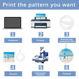 8 Pcs Sublimation Wind Spinner Blanks 8 Inch Bulk Aluminum Metal Sublimation Blanks Product Heat Press Transfer Outdoor Garden Decoration Sublimation Blank Wind Spinners for DIY Gift LaiHiulaan