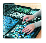 Ravensburger Puzzle-Store Storage System 17962 - Ideal for Puzzles up to 1000 Pieces | 28 x 20 inches | Secure Snap-Tight Closure | Convenient Transport Handles Ravensburger