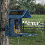 OnlyFly Bird Feeder with Camera - Smart Bird Feeder with Camera 1080P HD for Bird Watching, AI Recognition Birdhouse Camera, Solar Powered Video Bird onlyfly