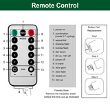 Christmas Pine Lighted Garland Decor, 9.8 Ft 60 LEDs Red Berry Pine Cone Battery Operated Christmas Garland Lights with 8 Modes, Remote Control for Mantle Fireplace Stairs Xmas Tree Indoor Decor Minetom