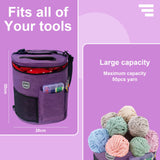 MIAOKE 79pc Crochet Kit, Large Knitting Bag Yarn Storage Organizer, Crocheting Starter Kits with Waterproof Bag, Beginner Knitting Accessories Set, for Beginners Adults Travel Crochet Supplies MIAOKE