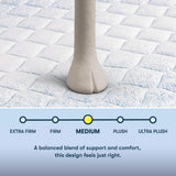 Serta Sleeptrue Medium 12" King Hybrid Mattress in a Box, Cooling, Breathable, and Pressure Relieving - 100 Night Trial, CertiPUR-US Certified and 10 Year Limited Warranty Serta