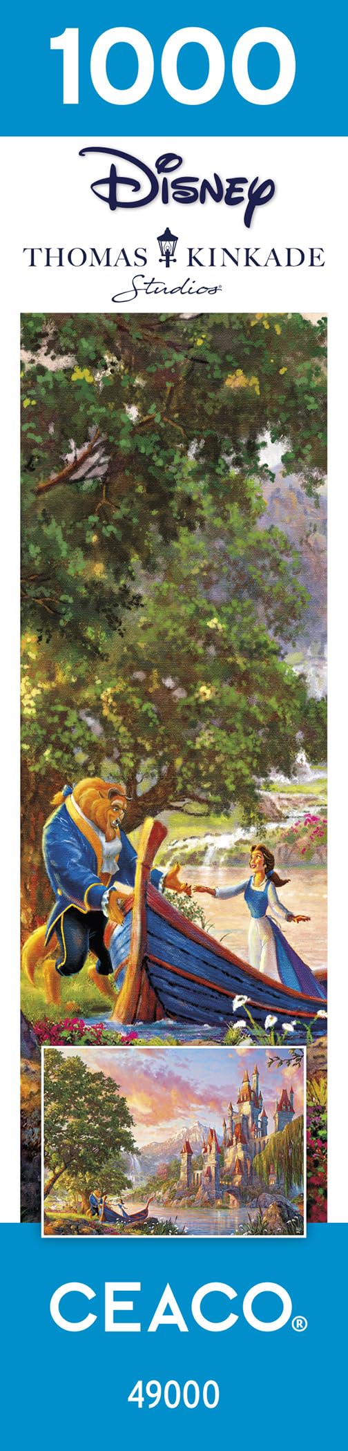 Ceaco - Thomas Kinkade - Disney - Beauty & The Beast II - 1000 Piece Jigsaw Puzzle Ceaco