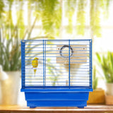 TiereCare Parakeet Nesting Box - Visual Wooden Bird Nest Breeding Box - Bird Cage House with Perch for Lovebirds Cockatiel Budgie Finch Parrot Tierecare