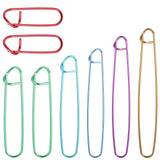 BIHUIZ 8 PCS Knitting Stitch Holder, 6 Size Aluminum Yarn Stitch Holders Stitch Markers for Crocheting Versatile Knitting Crochet Hook for Knitting Notions or Crochet BOHUIZ