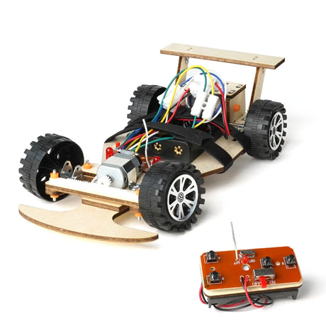 STEM Wooden Racing Car Kit for Kids Age 8-12 – DIY Science Experiment, Wood Building Project, Perfect Educational Gift for Boys & Girls 8 9 10 11 12 Years Old ZOVRION