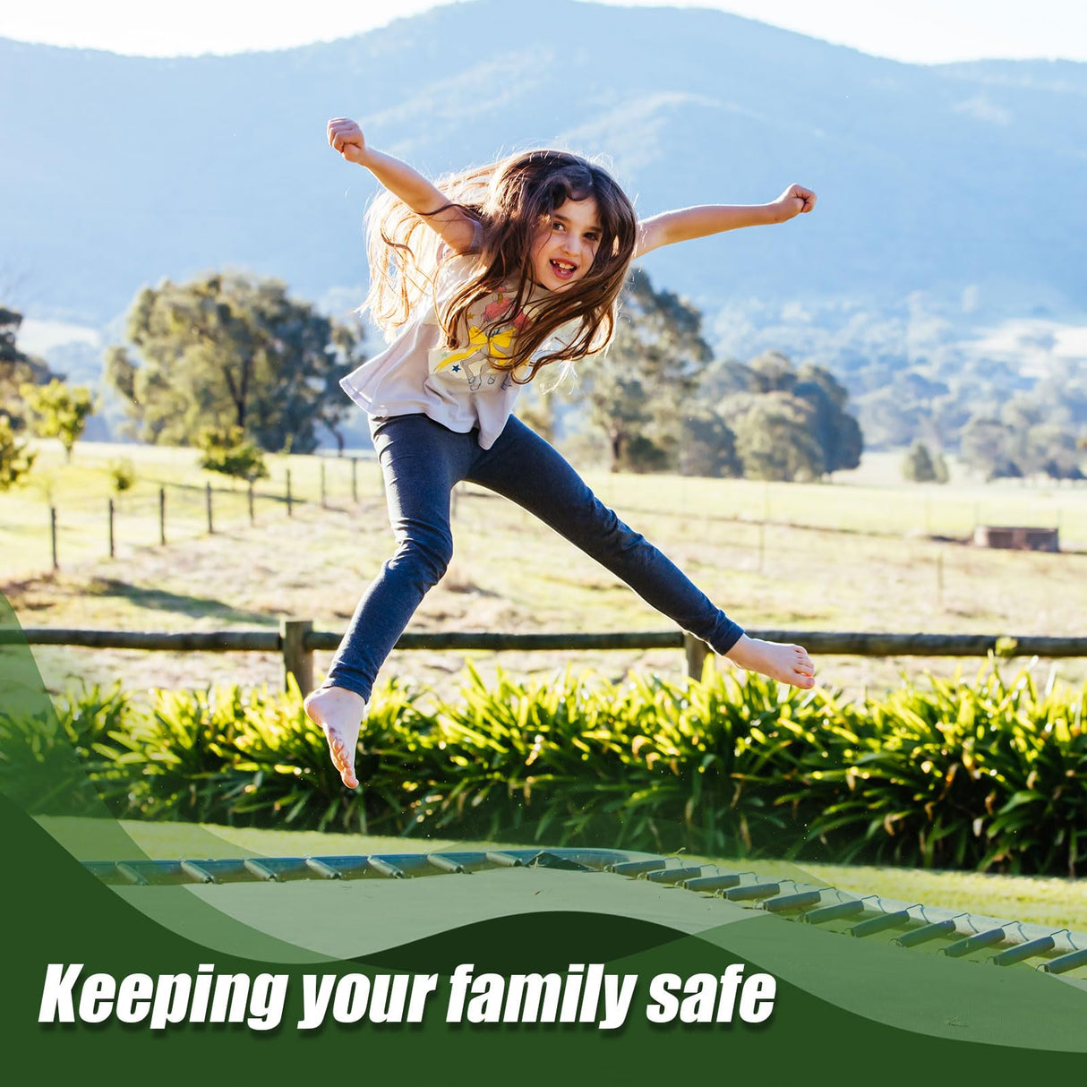 lasuroa 4 Pcs Trampoline Netting Cords, 15ft Each Black Trampoline Netting Cords Replacement Parts for Fence Netting Safety Trampoline Netting Cords Fits 12-16ft Trampolines lasuroa