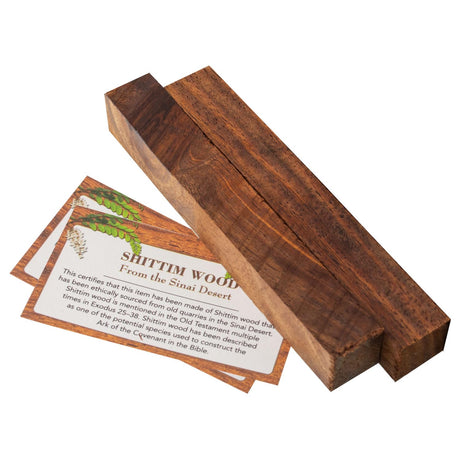 WOODTURNINGZ Bethlehem Shittim Wood Pen Blanks WOODTURNINGZ