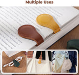 Personalized Magnetic Leather Bookmark, 26 Letters Custom Leather Bookmarks, Handmade, Leather Magnetic Bookmark for Book Lovers Readers Women Kid(Red，A） Artlaza