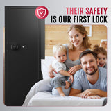 12-15 Gun Safe, Gun Safe for Rifles and Pistols, Large Fingerprint Rifle Safe, Biometric Safe and Password Lock, Gun Cabinet for Home with 4 Handgun Pockets, Free Diy Back Panel KAER