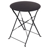 Grand patio Premium Frame Patio Bistro Set, Folding Outdoor Patio Furniture Sets, 3-Piece Patio Set of Folding Patio Table and Chairs, Black Grand patio