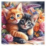 Kulvci Diamond Art Painting Kits for Adults Cat, Diamond Art Kits for Beginners, 5D DIY Full Drill Gem Craft for Home Decor Gift 12x12inch Kulvci