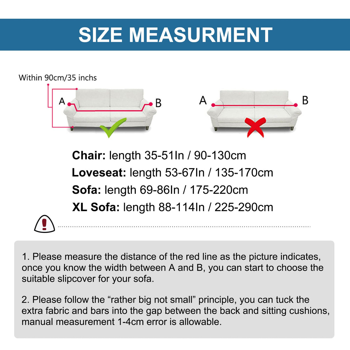 uxcell Stretch Sofa Cover Printed Couch Slipcover for Sofas Loveseat Armchair Living Room Universal Furniture with One Pillowcase (Black White Branches, Large) uxcell