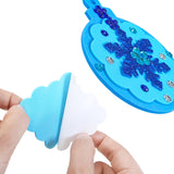 Winlyn 24 Sets Christmas Craft Kits Winter Crafts DIY Snowflake Baubles Ornaments Decorations Snowflake Foam Stickers Christmas Arts and Crafts for Kids Holiday Classroom Art Activities Party Favors Winlyn