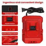 Rapid Battery Charger Station for Milwaukee M18 Charger Compatible with Milwaukee 18V Lithium Battery Bslite