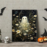 NEGEKFKX Halloween Paint by Numbers Kit for Adults Beginner with Frame,Horror Easy Adult Paint by Number Kits on Canvas DIY Painting for Beginners Art by Numbers for Home Wall Decor 12x8 Inch NEGEKFKX