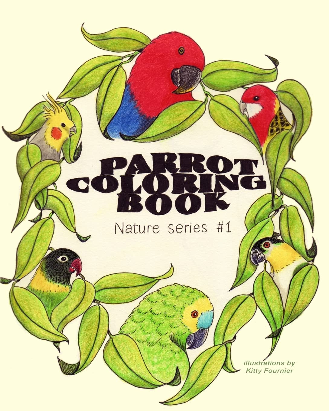Parrot Coloring Book: Nature Series CREATESPACE