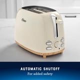 Oster® 2-Slice Toaster with Extra Wide Slots, Oat Milk Oster