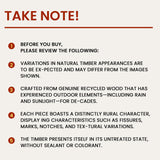 COSHOMER Rustic Farmhouse Console Table with 2 Tiers - Distressed Reclaimed Wood Entryway Sofa Table, Narrow Long Behind Couch Table for Living Room & Bedroom,60x30x10 Inch,Natural Wood(Oak) COSHOMER