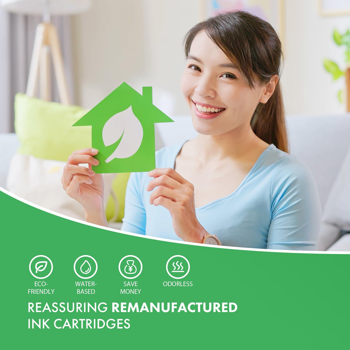 UTEFUL Remanufactured Ink Cartridges Replacement for HP Ink 63 63XL Compatible with OfficeJet 3830 4650 4655 5255 5258 5200 Envy 4510 4520 DeskJet 1110 3630 Printer (1 Black,1 Tri-Color) UTEFUL