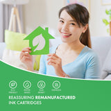 UTEFUL Remanufactured Ink Cartridges Replacement for HP Ink 63 63XL Compatible with OfficeJet 3830 4650 4655 5255 5258 5200 Envy 4510 4520 DeskJet 1110 3630 Printer (1 Black,1 Tri-Color) UTEFUL