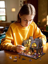 DIY Dollhouse Set, Miniature Doll House Kit with LED Accessories Furniture, 3D Wooden Puzzles for Adults, Craft Gifts for Teens Girls Boys Ages 12+ tomyoung