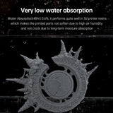 RESIONE 3D Printer Resin, TH72 Flexible Tough Resin with Long-Lasting Toughness and High Elongation, 3D Printing Impact Resistant for Figurines (Medium Grey 1KG) RI RESIONE