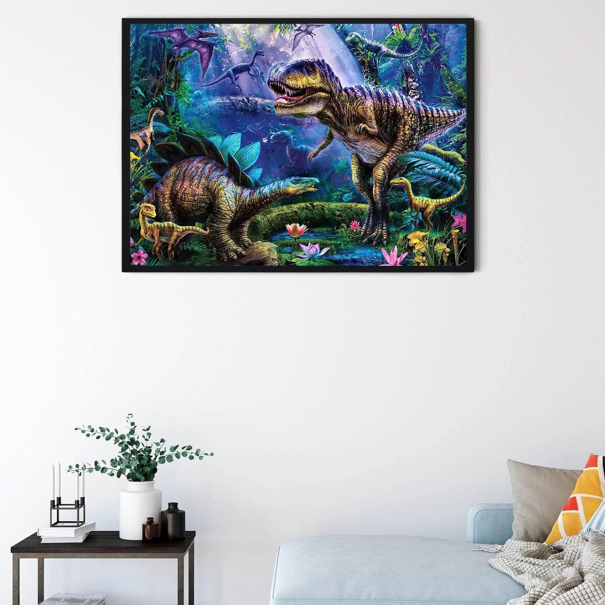 VeGuude Diamond Painting Kits for Adults -Dinosaur World DIY 5D Diamond Art Kits Full Drill Diamond Dots Paintings with Diamonds Gem Art and Crafts Home Decor 12x16inch VeGuude