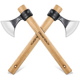 Dream Reach Throwing Axes 2 Pack, Professional 15" Throwing Tomahawk Axe Throwing Game for Backyard, High Carbon Steel Detachable Throwing Hatchet Set for Adults for Competition and Recreation Dream Reach