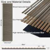 94.5 x 23.6 in Acoustic Wood Wall Panels,3D Flexible Soundproof Wall Panels,Wood Slat Wall Panel for Interior Wall Decor (White Oak) TRAIN2 ART