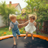 LOYNYE 12FT 14FT 15FT Trampoline Pad Replacement Upgraded Trampoline Spring Cover, Foam Trampoline Safety Padding Round, Waterproof Tear-Resistant, No Holes for Pole LOYNYE