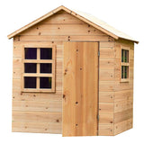Evermeadow Wooden Playhouse | Garden Games | 51" H x 41" W x 38" D (Playhouse) Garden Games