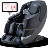 MassaMAX MT339 4D Massage Chair, Full Body Shiatsu Recliner with Auto Extendable Footrest, Zero Gravity, SL Track, Deep Yoga Stretch,15 Modes, AI Voice Control, Foot Rollers, and Heating (Deep Black) MassaMAX