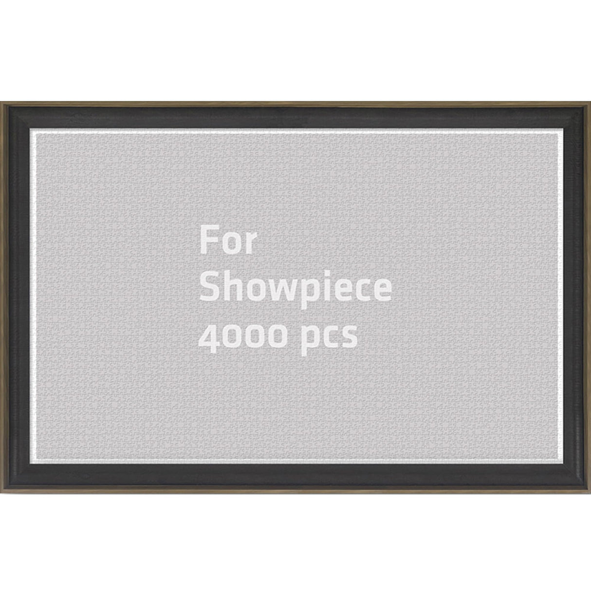 Pintoo Jigsaw Puzzle Frame Tailor-Made ONLY for Pintoo's 4000 Pieces Puzzle - Chestnut - Effortless & Toolless Assembly NO Glue Required [W1111] Pintoo