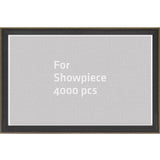Pintoo Jigsaw Puzzle Frame Tailor-Made ONLY for Pintoo's 4000 Pieces Puzzle - Chestnut - Effortless & Toolless Assembly NO Glue Required [W1111] Pintoo