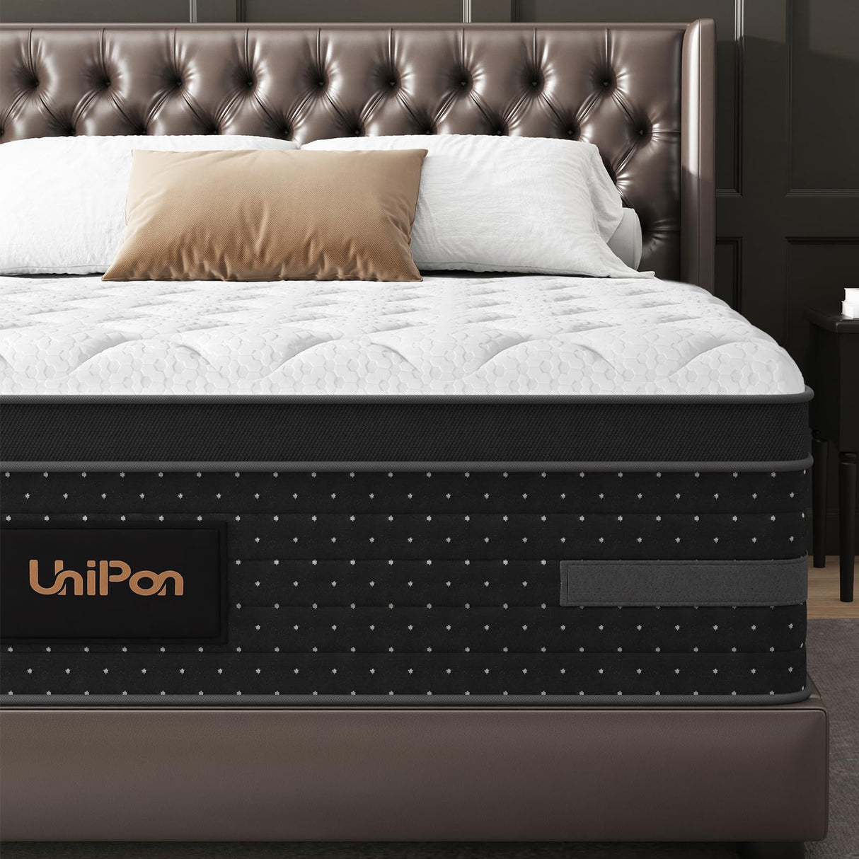 Twin Size Mattress 12 Inch, Cooling Gel Hybrid Mattress for Side Sleep and Pressure Relief with Extra Lumbar & Shoulder Support, Bed in a Box Fiberglass Free -365 Night Trial CertiPUR-US Certified UniPon