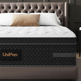 Twin Size Mattress 12 Inch, Cooling Gel Hybrid Mattress for Side Sleep and Pressure Relief with Extra Lumbar & Shoulder Support, Bed in a Box Fiberglass Free -365 Night Trial CertiPUR-US Certified UniPon