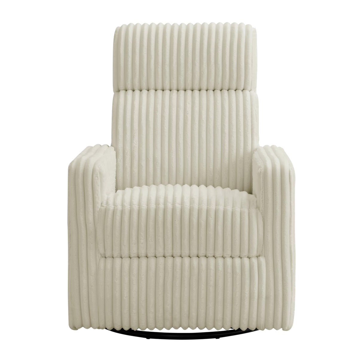 Oxford Baby Layton Glider/Recliner Nursery Chair, Corduroy Pearl White Oxford Baby
