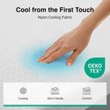 Novilla 12 Inch King Mattress, Gel Memory Foam Mattress King Size in a Box with Cool-Touch Nylon Cover for Cool Night Sleep, Pressure Relief & Body Support with Comfort Foam, CertiPUR-US Certified Novilla