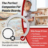 Rotating Puzzle Board Base - 360° Swivel Turntable for Jigsaw Puzzles 1000/1500 Piece Lazy Susan Spinner Table - Puzzle Accessories for Adults and Kids FixlyFido