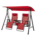 Garden Winds Replacement Canopy Top Cover for Big and Tall Bungee Swing - RED - Will ONLY FIT IF Chair is RED Garden Winds