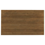 LUMISOL 6 Piece Dining Table Set with Bench and Chairs Farmhouse Style, Wood Kitchen Dining Room Furniture Table Set of 6, Recantgle Table and Upholstered Bench and Chairs LUMISOL