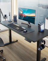 ErGear Height Adjustable Electric Standing Desk, 55 x 28 Inches Sit Stand up Desk, Memory Computer Home Office Desk (Black) ErGear