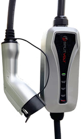 Splitvolt NEMA 14-30 Level 2 Portable EV Charger 24 Amp, 220-240 Volt, 26ft Cable, Electric Vehicle Charger Plug-in EV Charging Station with, J1772 Plug, Fastest 30 Amp Circuit NEC-Safe Charging Splitvolt