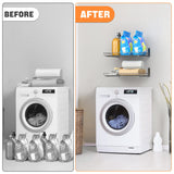 TORACK 2-Pack 12x18 inch Wall-Mounted Shelves, Garage Wall Shelf for Closet & Laundry Room, Heavy-Duty Floating Shelves Hold Up to 60 lbs(Black) TORACK