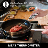 HAUSHOF Large Grilling Accessories, BBQ Grill Set, Heavy Duty Stainless Steel Barbecue Utensils with 16-1/2" Spatula, Brush, Fork, Tongs, Skewers, Thermometer, Bag, Ideal Gift, 15PCS HAUSHOF